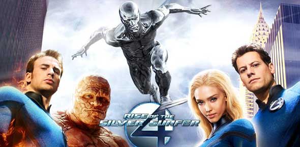 HD Quality Wallpaper | Collection: Movie, 590x290 Fantastic 4: Rise Of The Silver Surfer