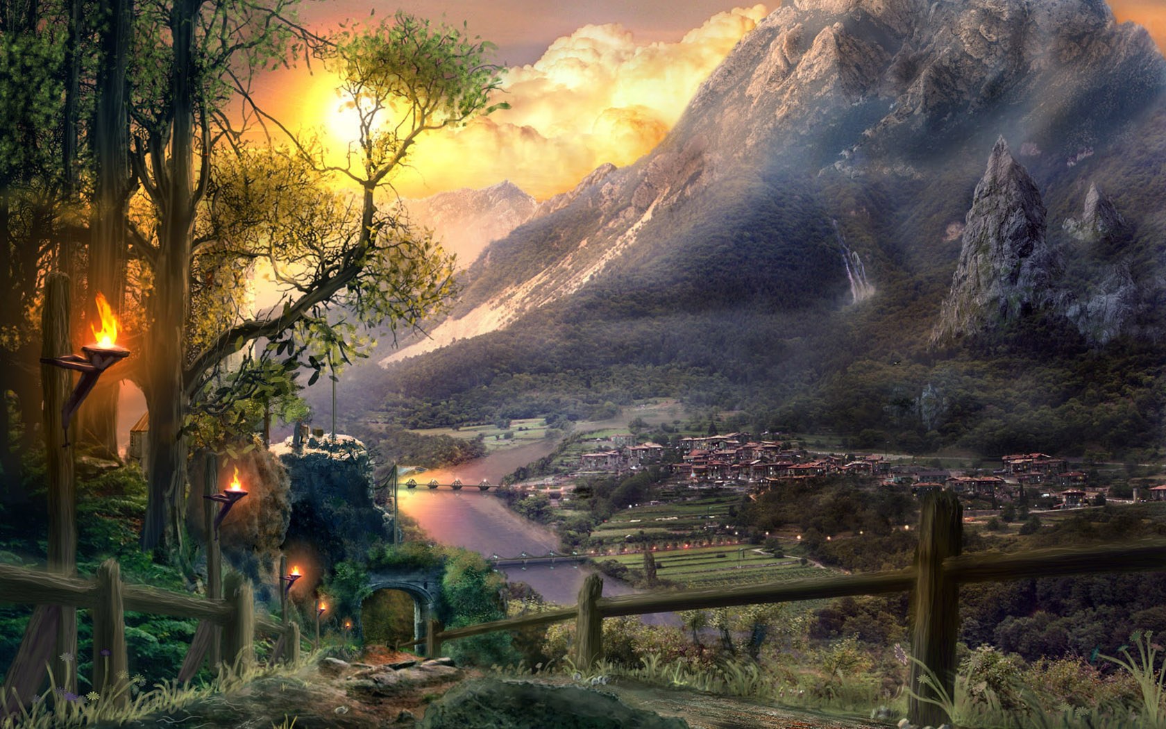 Fantasy Backgrounds on Wallpapers Vista