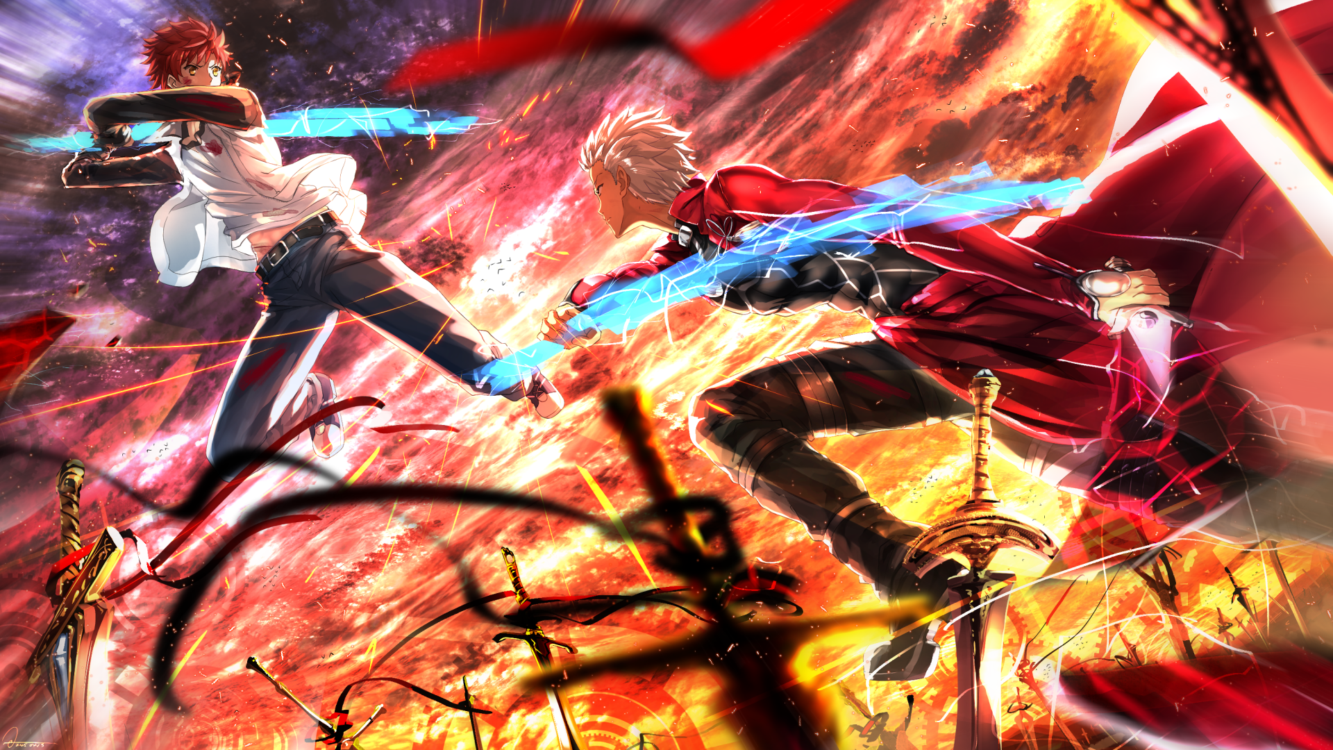 High Resolution Wallpaper | Fate Stay Night: Unlimited Blade Works 1920x1080 px