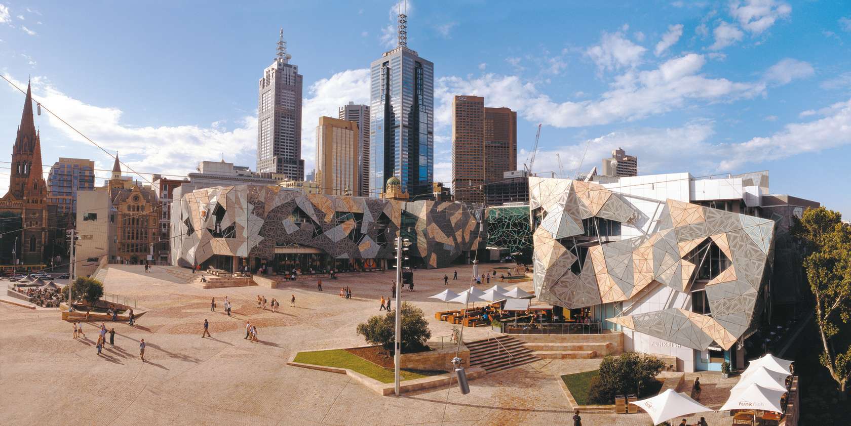 Nice Images Collection: Federation Square Melbourne Australia Desktop Wallpapers