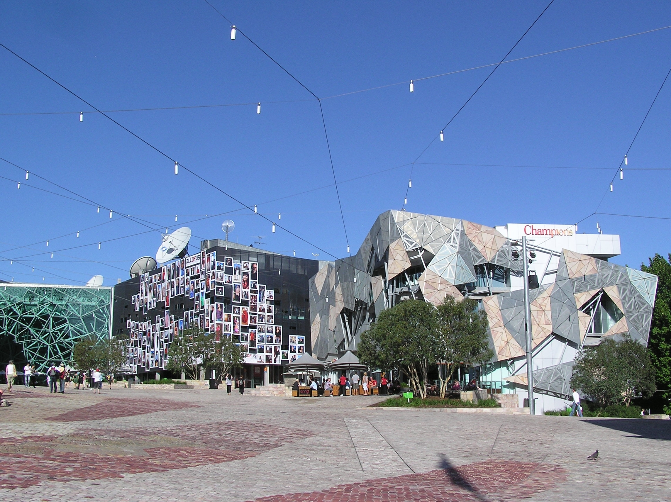HD Quality Wallpaper | Collection: Man Made, 2288x1712 Federation Square Melbourne Australia