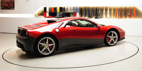 HD Quality Wallpaper | Collection: Vehicles, 480x240 Ferrari SP12 EC