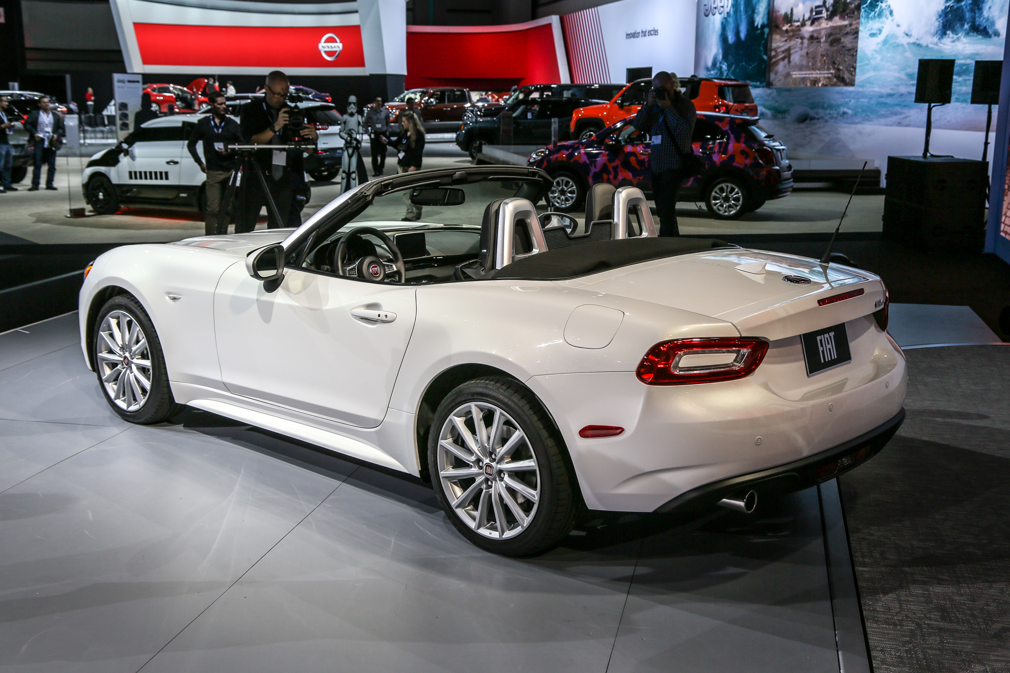 Nice Images Collection: Fiat 124 Spider Desktop Wallpapers