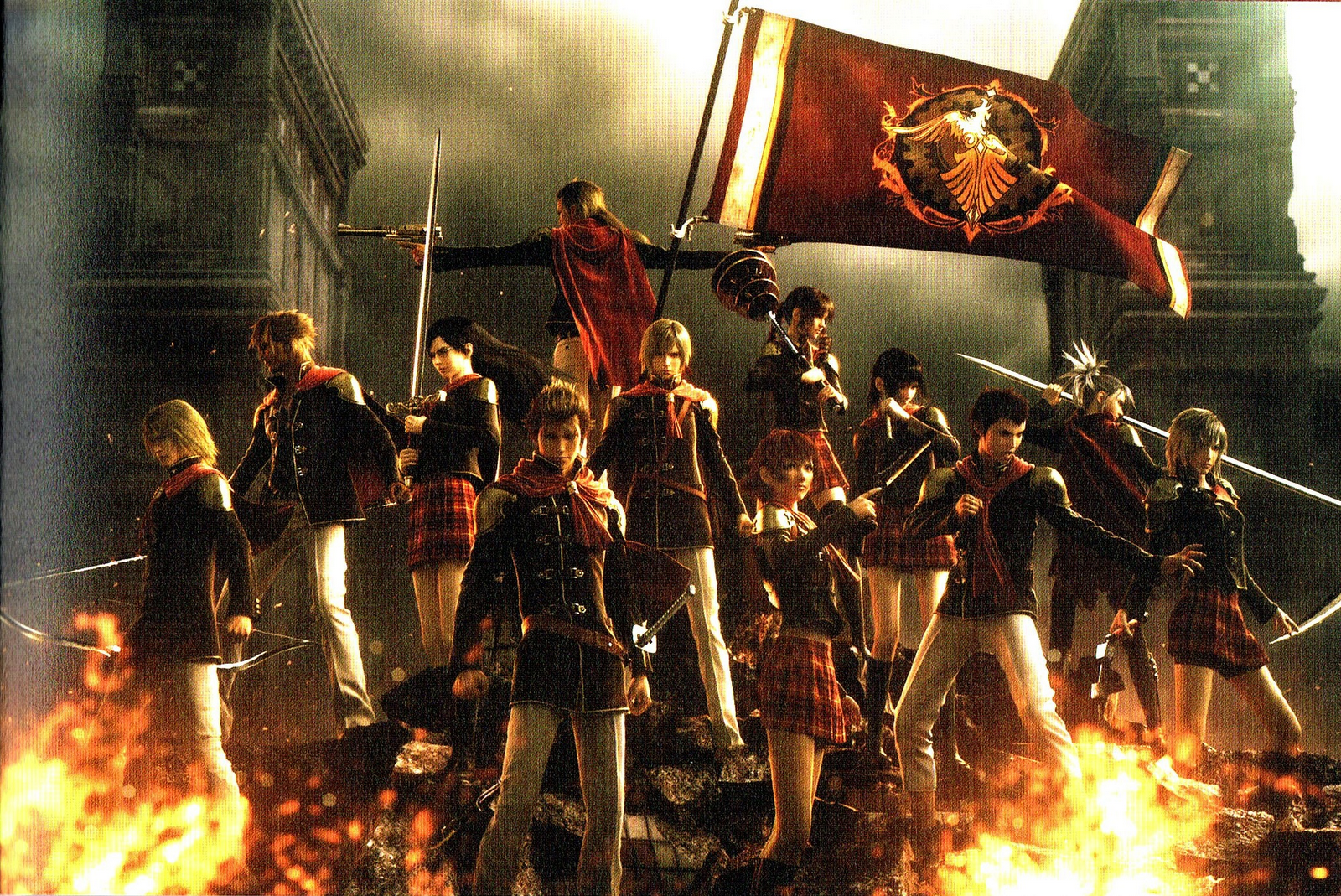 Final Fantasy Type-0 HD Backgrounds, Compatible - PC, Mobile, Gadgets| 1600x1069 px