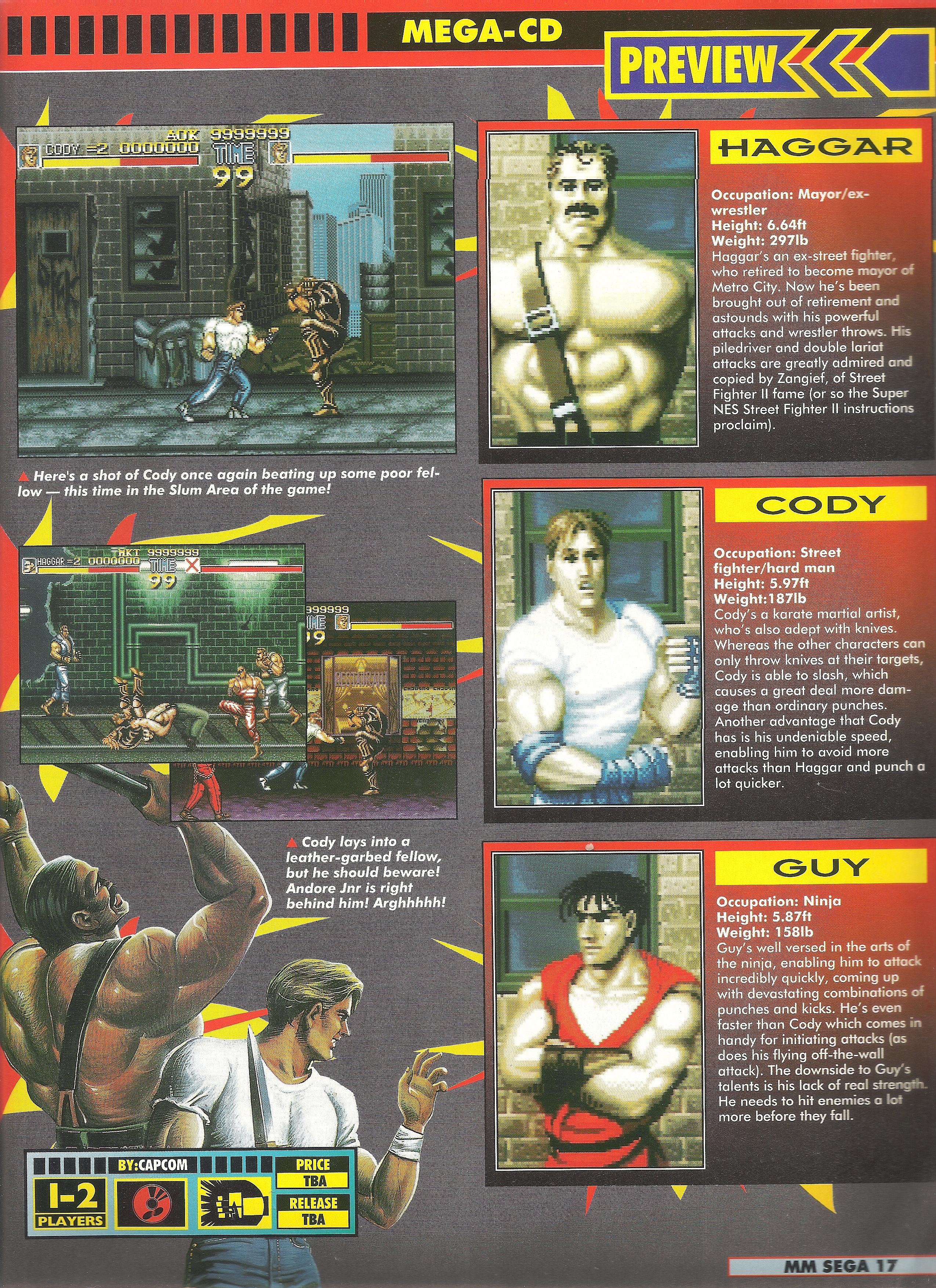 HD Quality Wallpaper | Collection: Video Game, 2550x3507 Final Fight CD