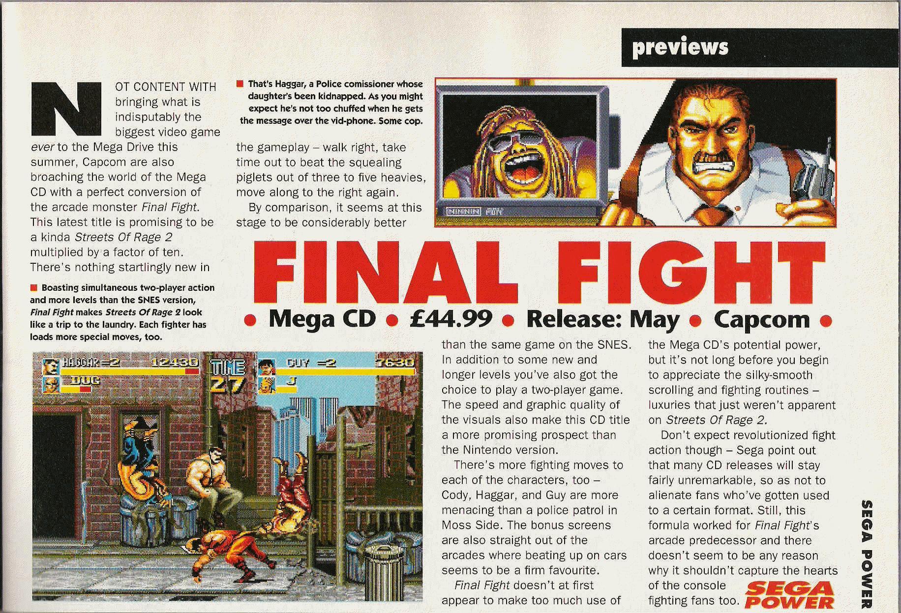 Images of Final Fight CD | 1832x1248
