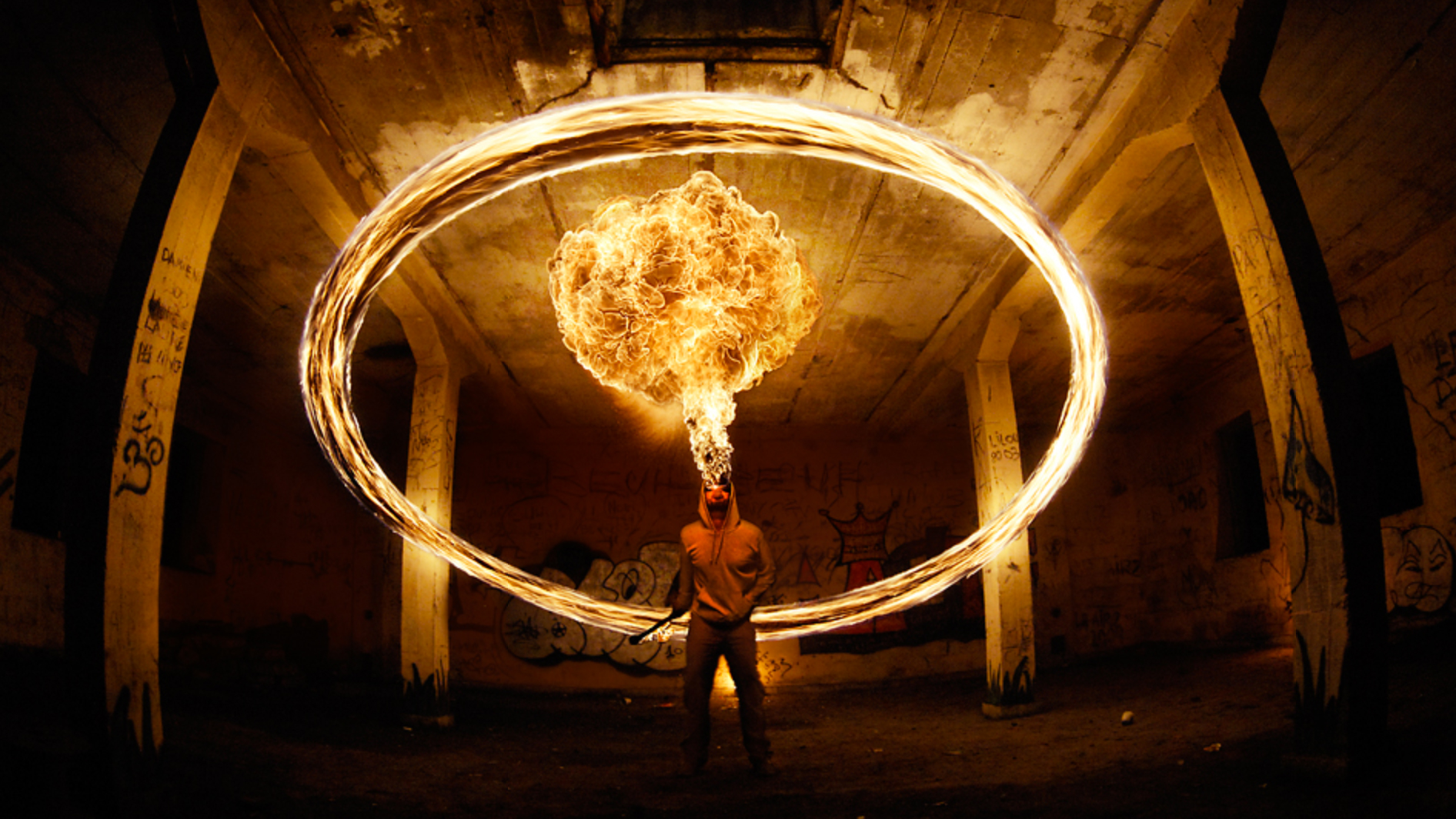 Fire Juggling High Quality Background on Wallpapers Vista