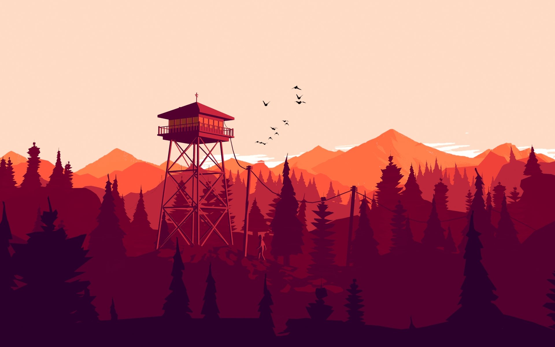 HD Quality Wallpaper | Collection: Video Game, 1920x1200 Firewatch