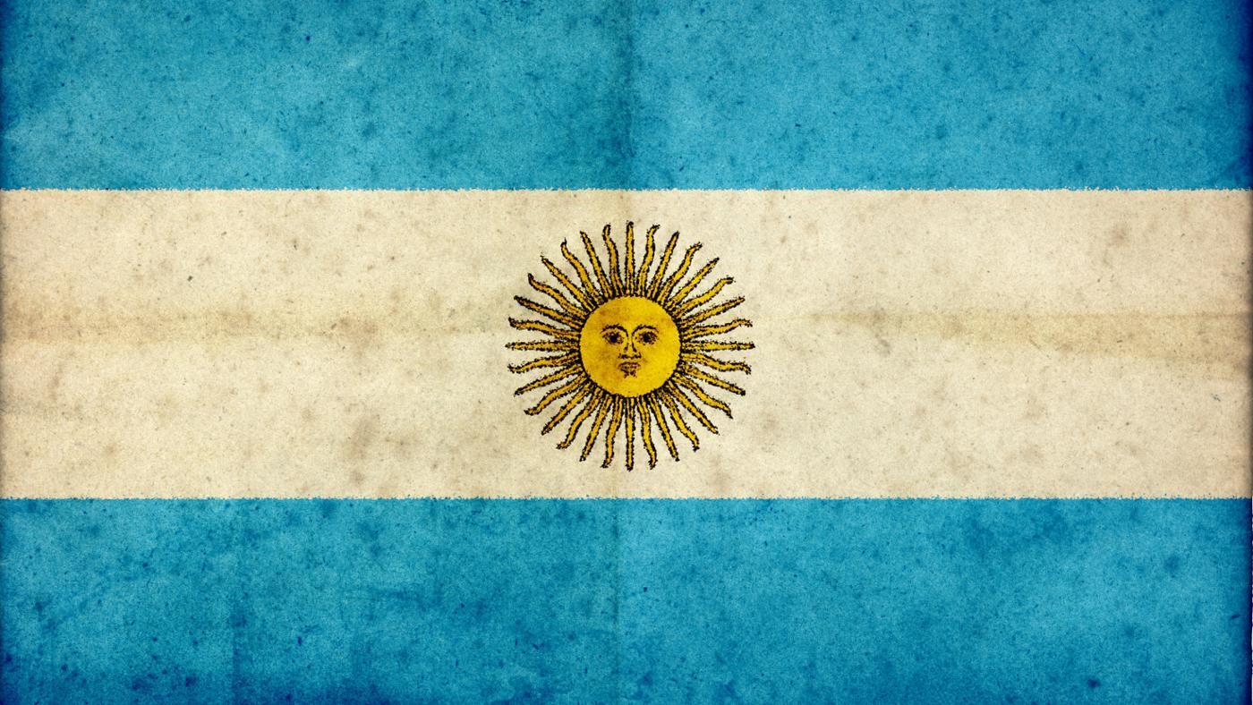 Nice Images Collection: Flag Of Argentina Desktop Wallpapers