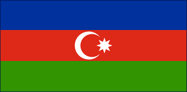 HD Quality Wallpaper | Collection: Misc, 384x190 Flag Of Azerbaijan
