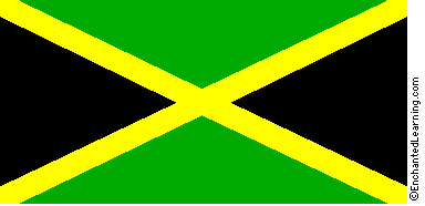 Flag Of Jamaica Backgrounds, Compatible - PC, Mobile, Gadgets| 384x186 px