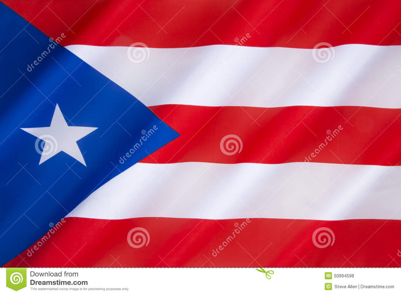 Nice Images Collection: Flag Of Puerto Rico Desktop Wallpapers