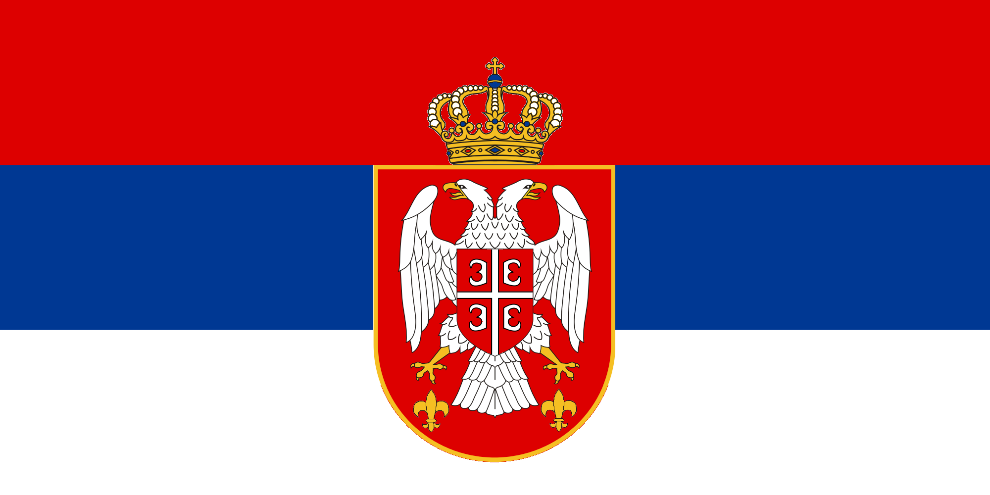 Images of Flag Of Serbia | 2000x1000