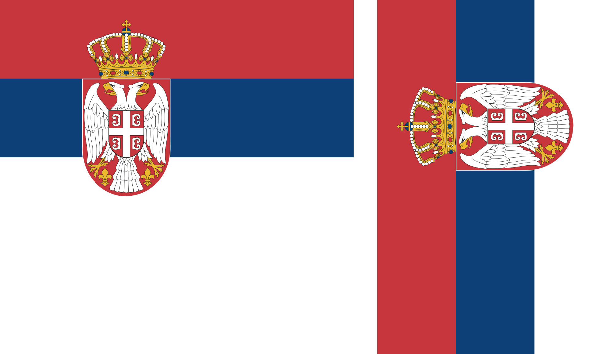 HD Quality Wallpaper | Collection: Misc, 2000x1154 Flag Of Serbia