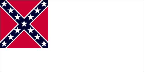 Nice wallpapers Flag Of The Confederate States Of America 500x250px