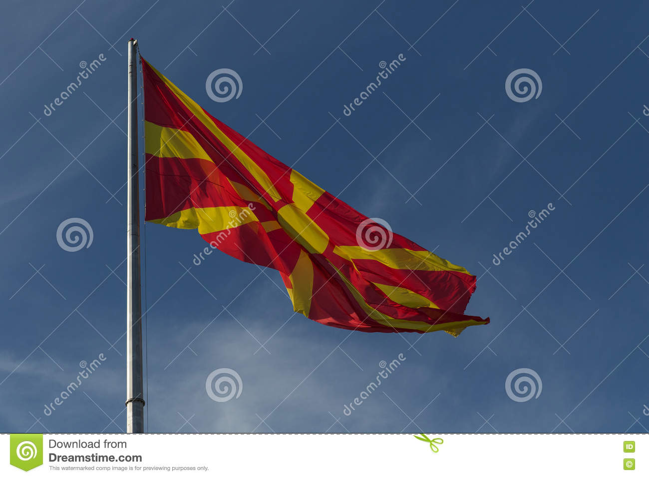 Flag Of The Republic Of Macedonia High Quality Background on Wallpapers Vista