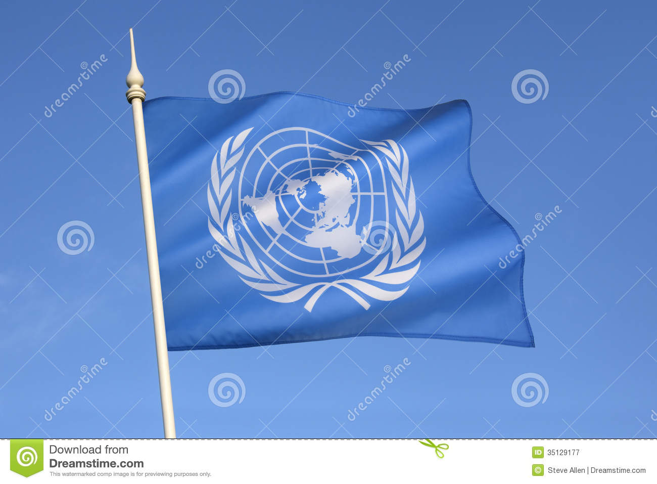 Nice Images Collection: Flag Of The United Nations Desktop Wallpapers