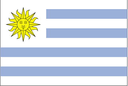 Nice Images Collection: Flag Of Uruguay Desktop Wallpapers