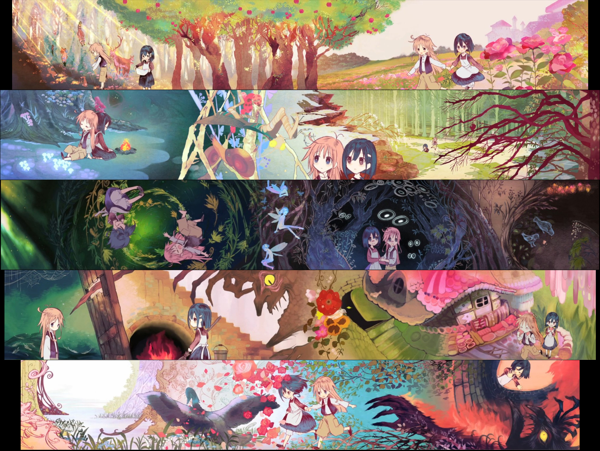 Nice wallpapers Flip Flappers 2033x1528px