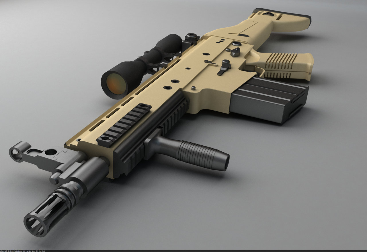 Amazing Fn Scar-l Rifle Pictures & Backgrounds