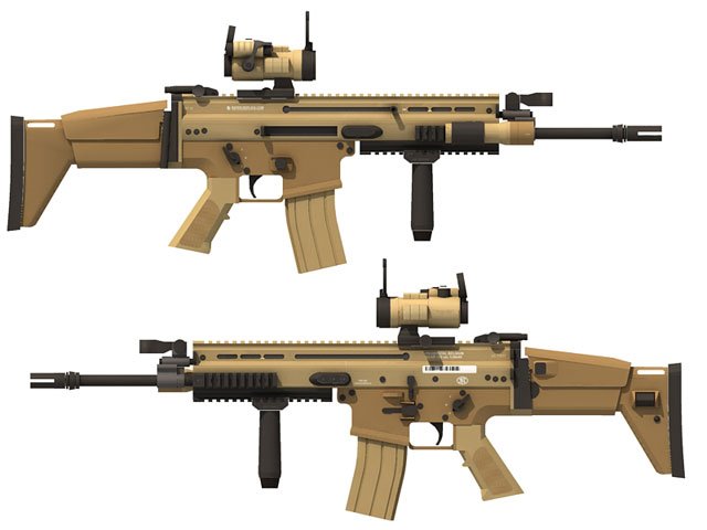 Fn Scar-l Rifle Backgrounds on Wallpapers Vista