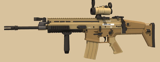 Fn Scar-l Rifle Backgrounds, Compatible - PC, Mobile, Gadgets| 510x200 px