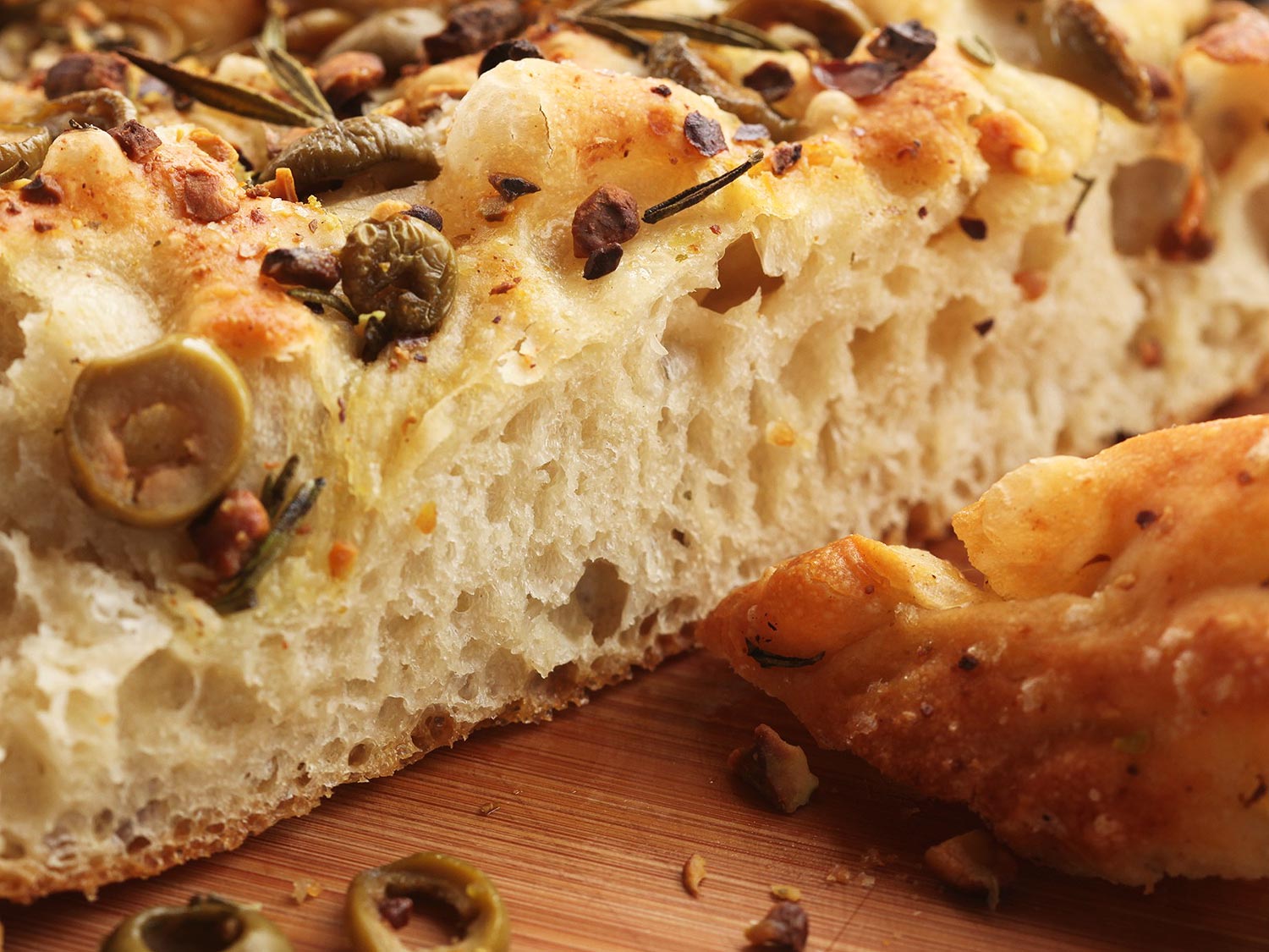 HD Quality Wallpaper | Collection: Food, 1500x1125 Focaccia