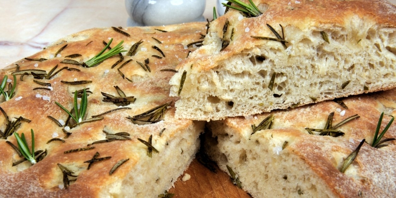 HD Quality Wallpaper | Collection: Food, 1260x630 Focaccia