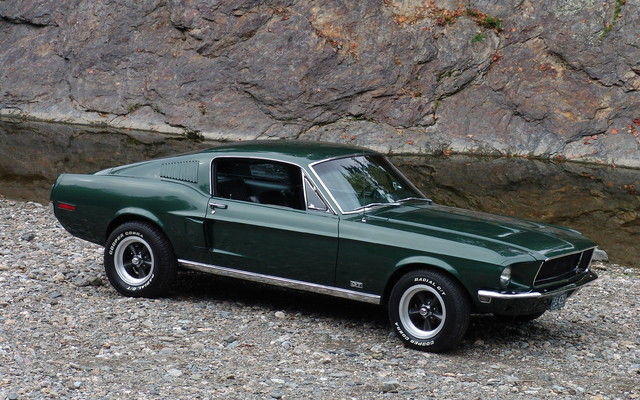 HD Quality Wallpaper | Collection: Vehicles, 640x400 Ford Mustang Bullitt