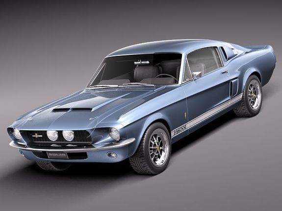 Nice Images Collection: Ford Mustang Shelby Cobra GT 500 Desktop Wallpapers