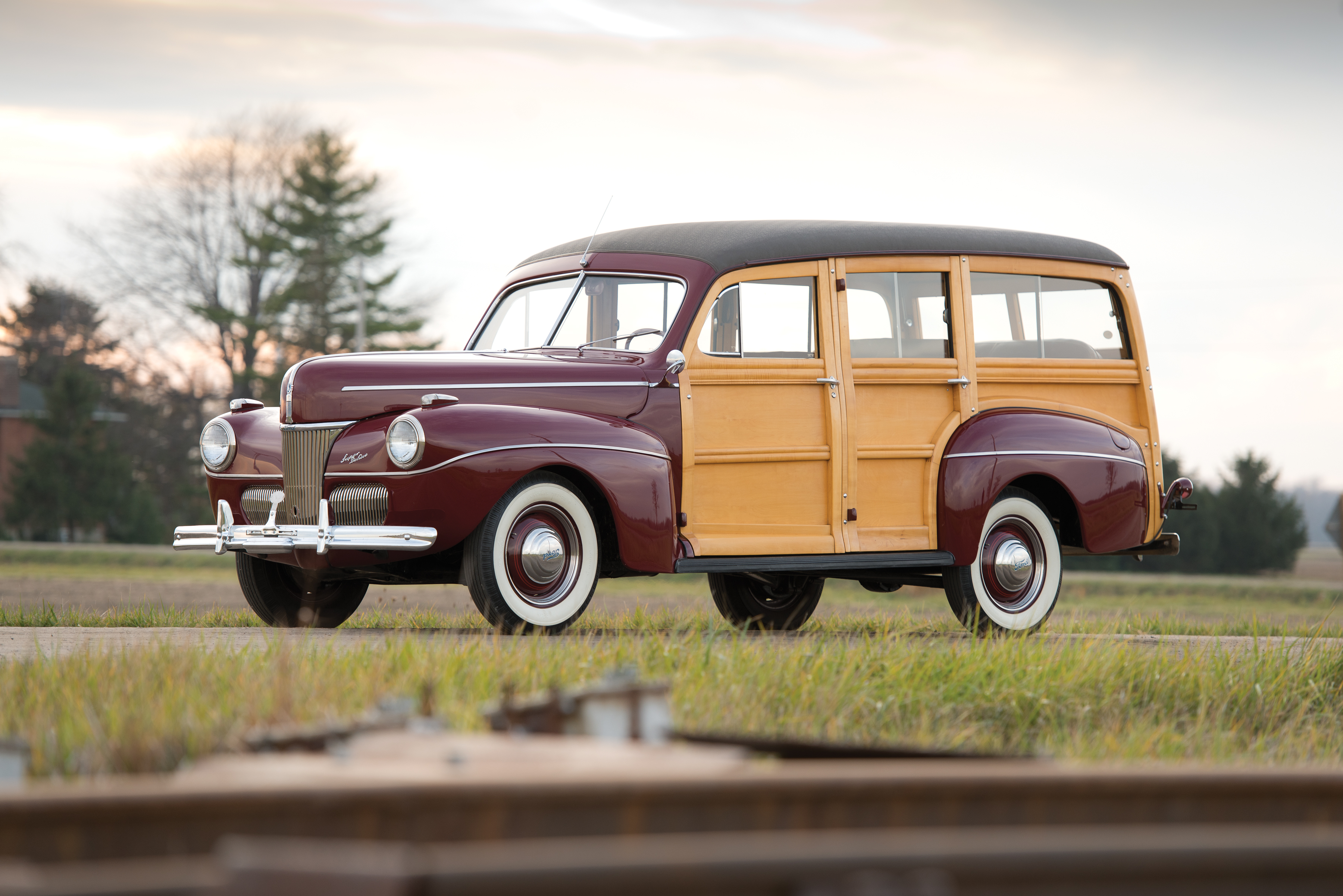 Nice Images Collection: Ford Super Deluxe Station Wagon Desktop Wallpapers
