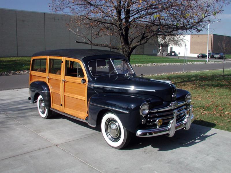 HD Quality Wallpaper | Collection: Vehicles, 800x600 Ford Super Deluxe Station Wagon