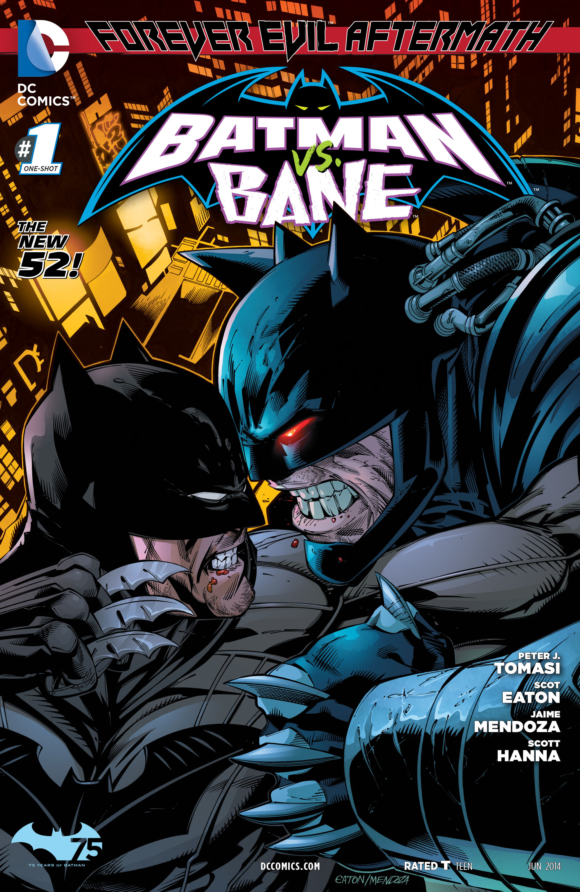 Forever Evil Aftermath: Batman Vs. Bane Pics, Comics Collection