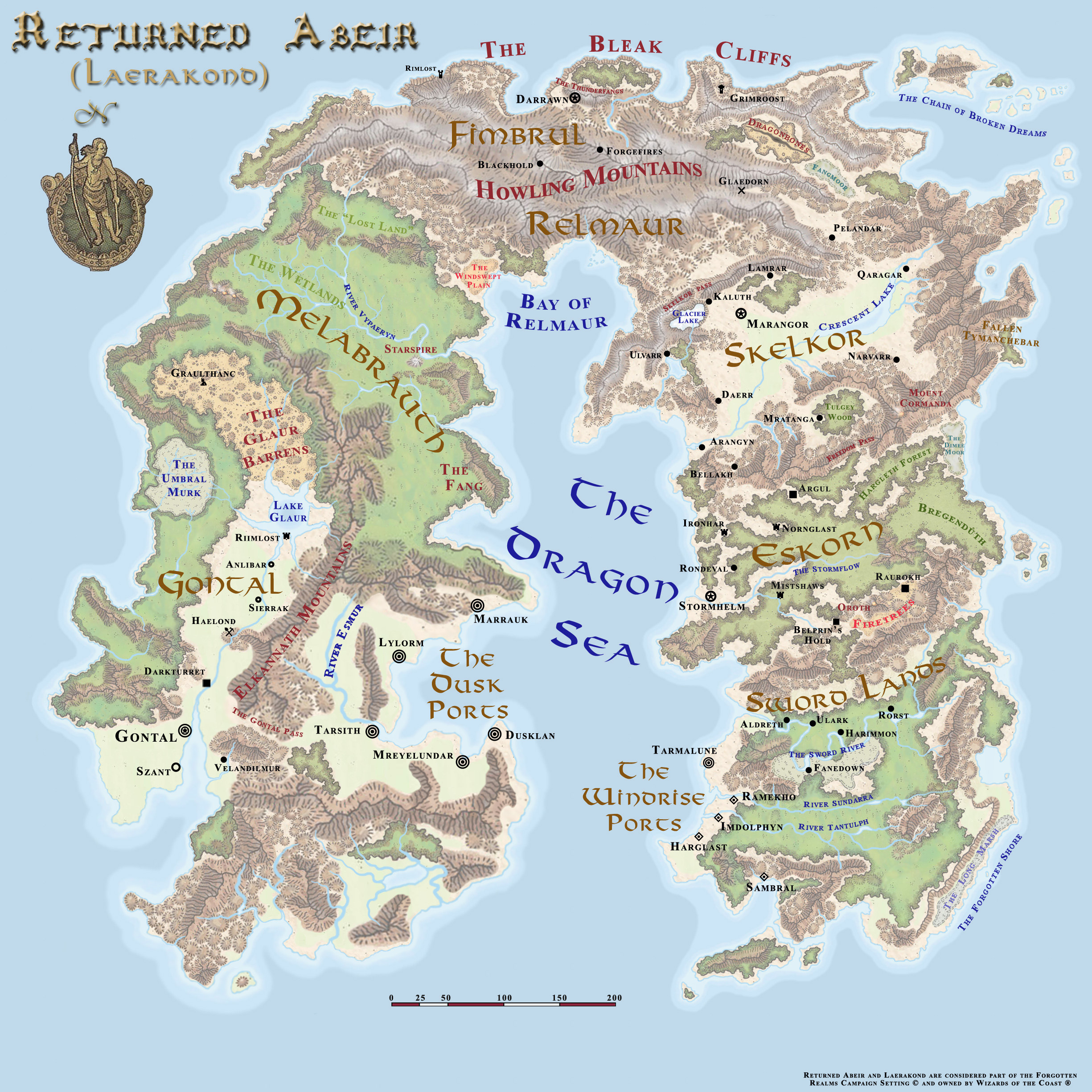 Nice wallpapers Forgotten Realms 2450x2450px