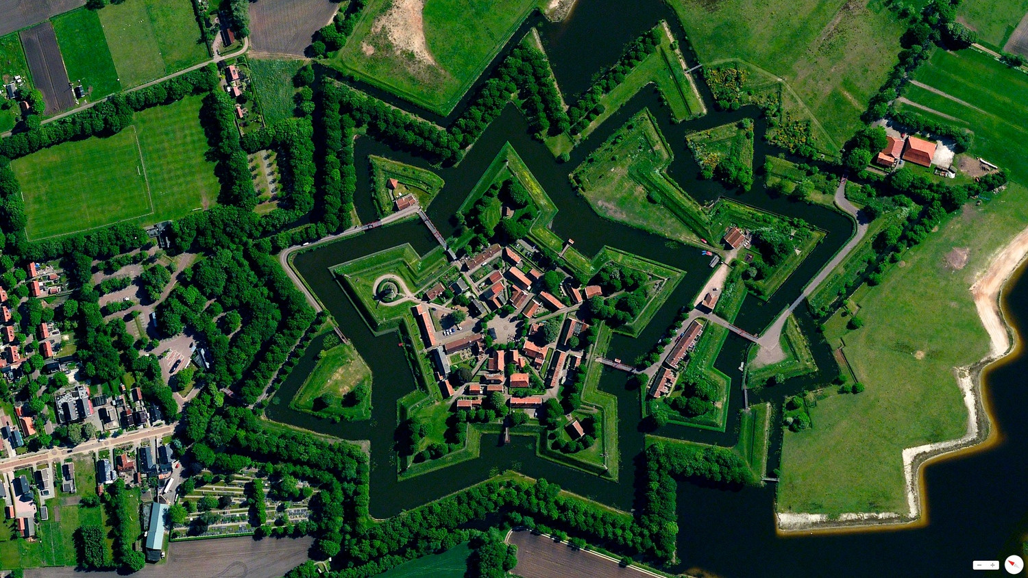 Nice wallpapers Fort Bourtange 1500x844px