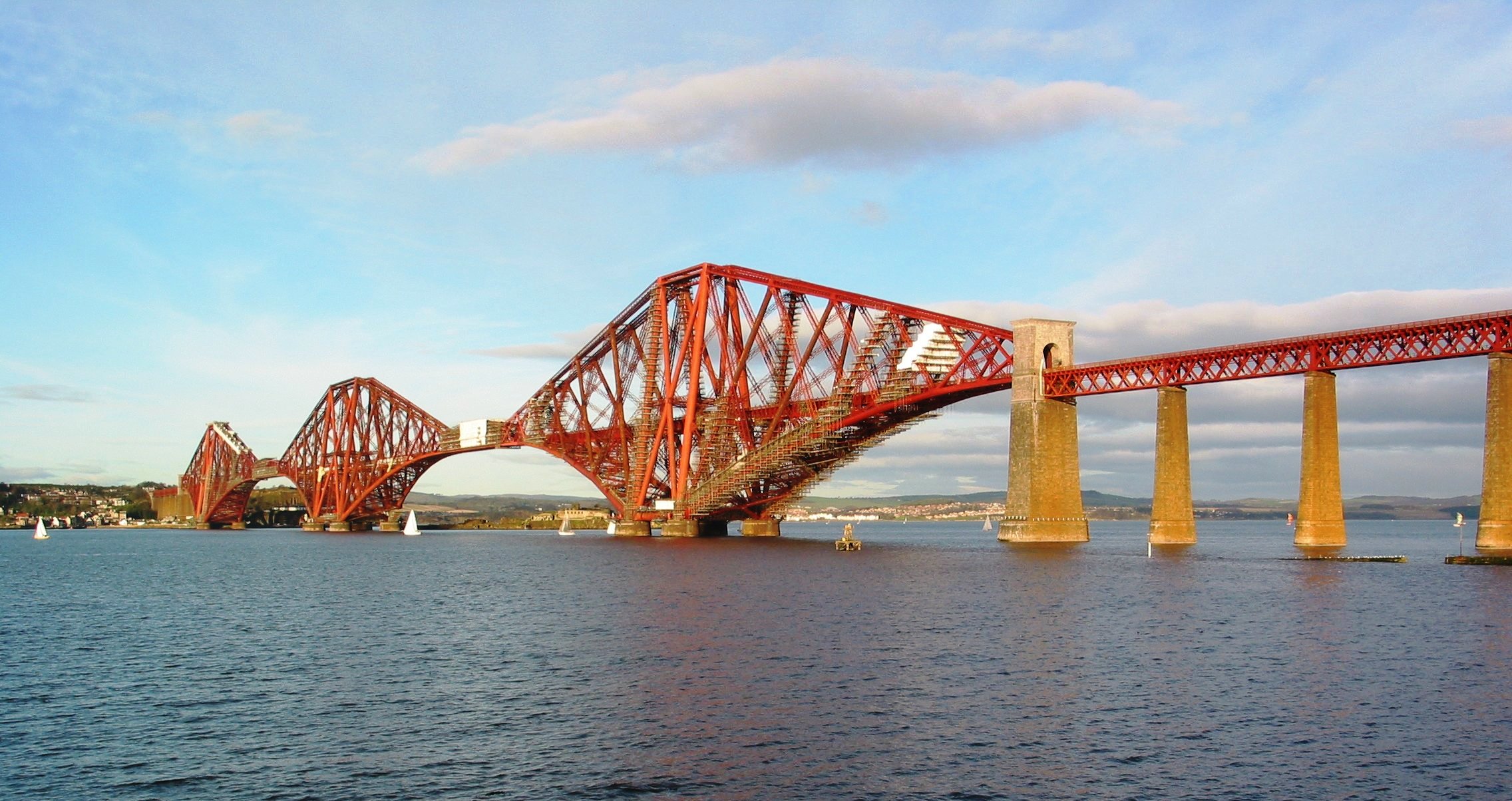 HD Quality Wallpaper | Collection: Man Made, 2272x1204 Forth Bridge