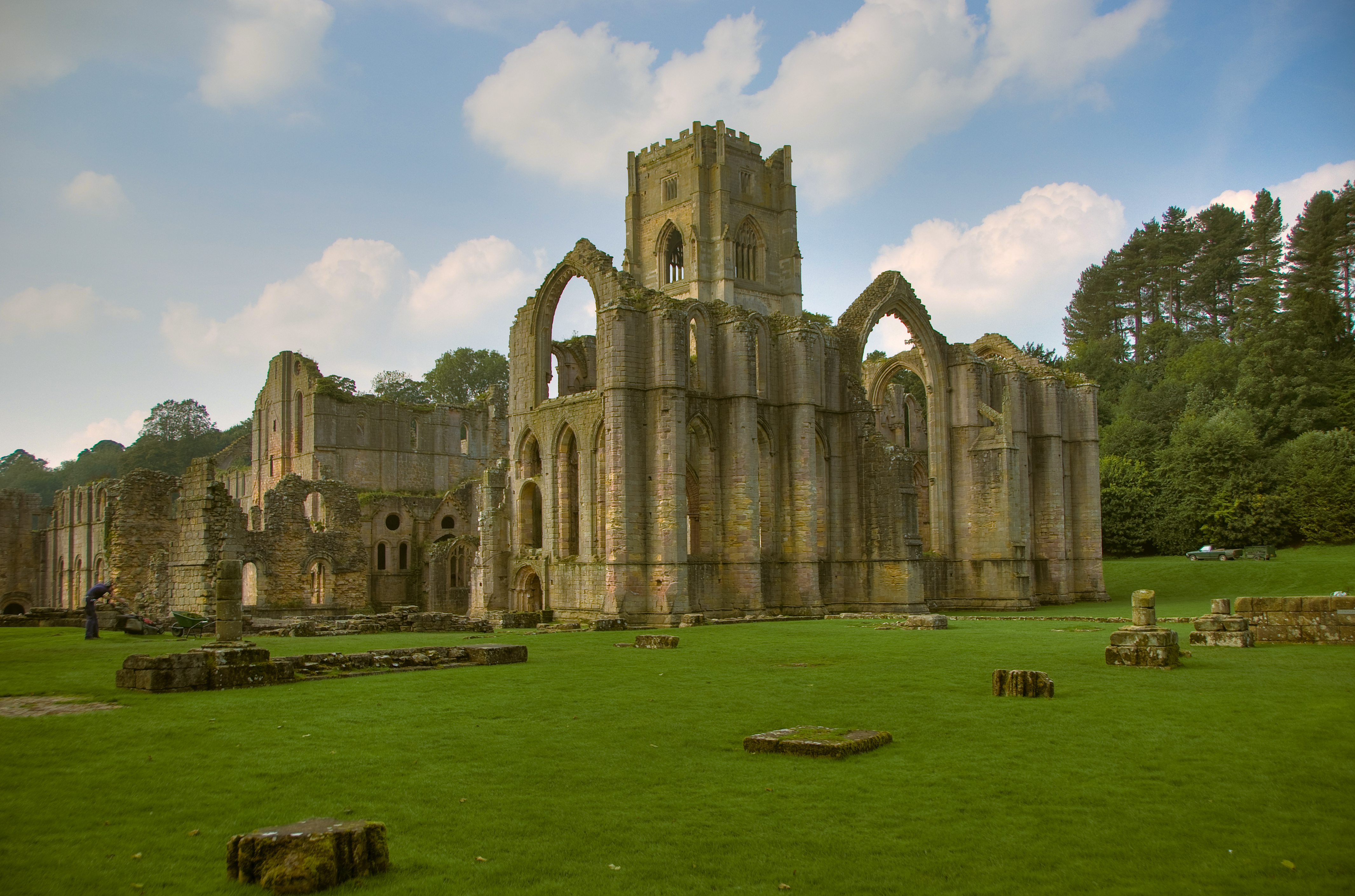 Nice wallpapers Fountains Abbey 4264x2820px