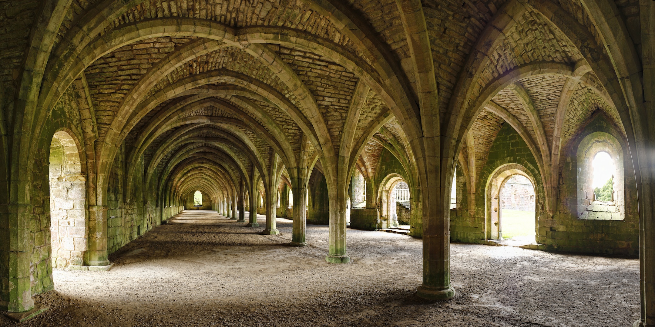 Nice wallpapers Fountains Abbey 2160x1080px