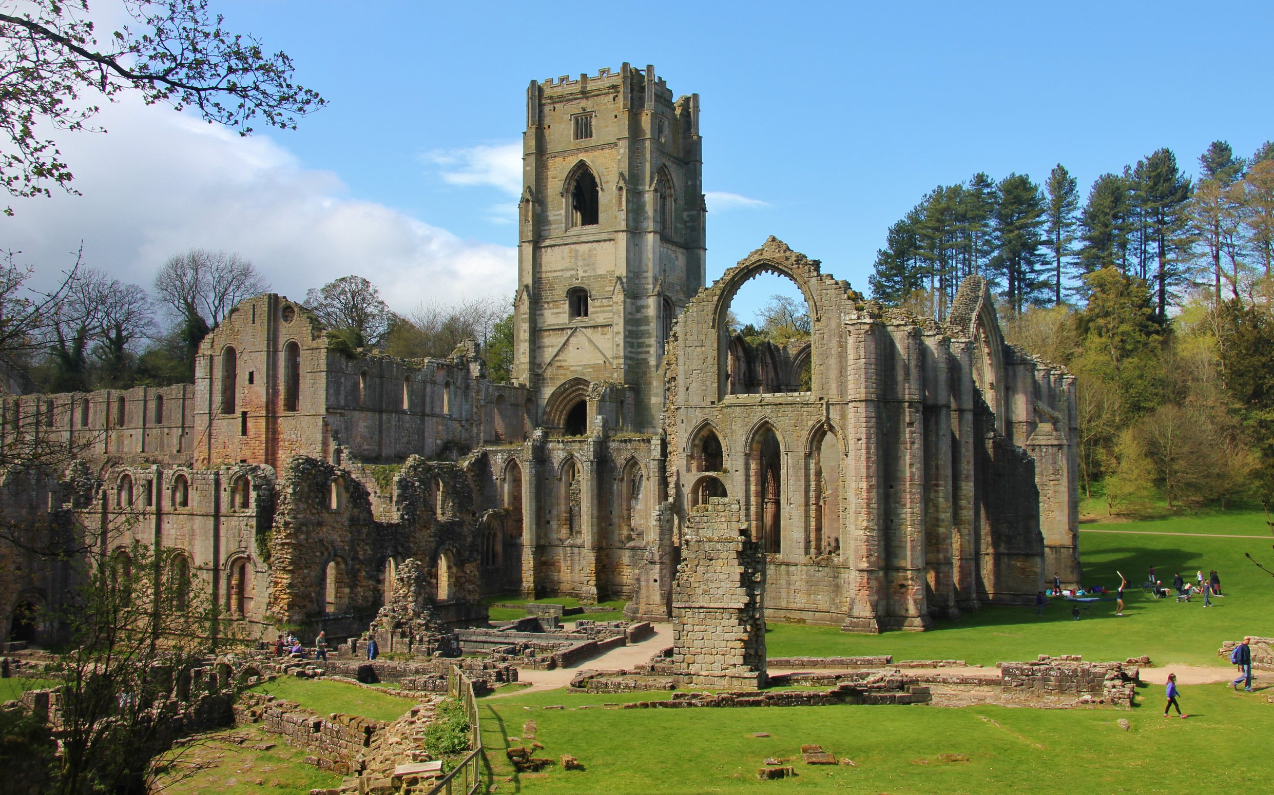 Fountains Abbey High Quality Background on Wallpapers Vista
