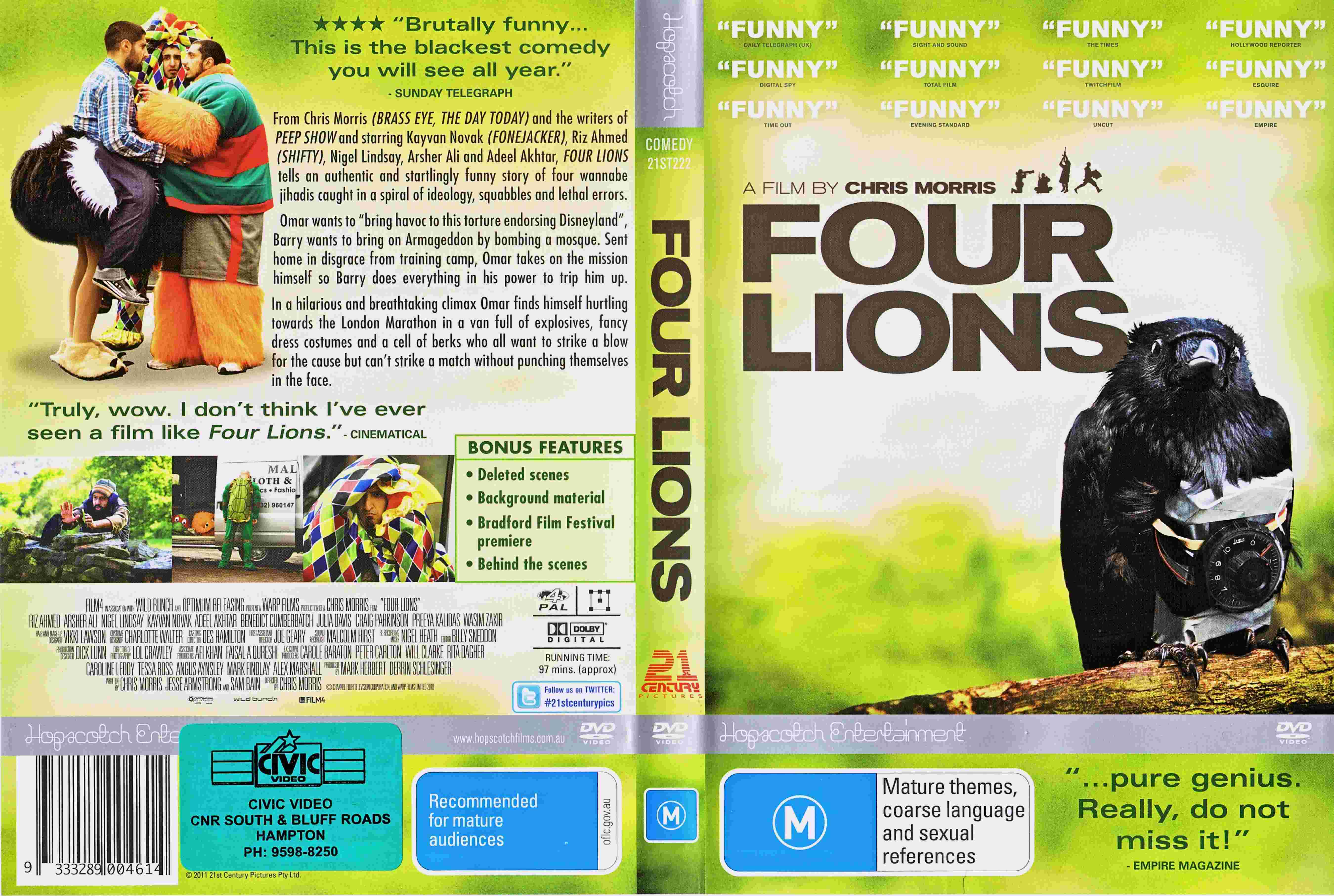 HD Quality Wallpaper | Collection: Movie, 5398x3627 Four Lions