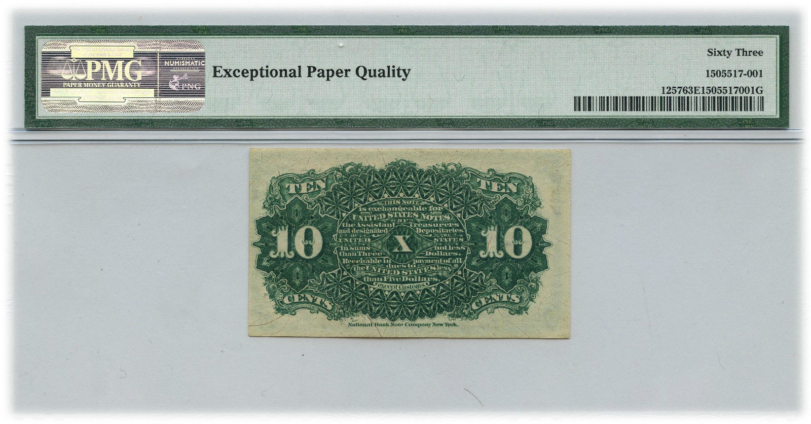 Fractional Currency #10