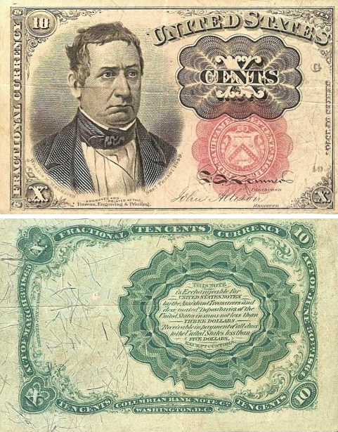 Images of Fractional Currency | 481x615