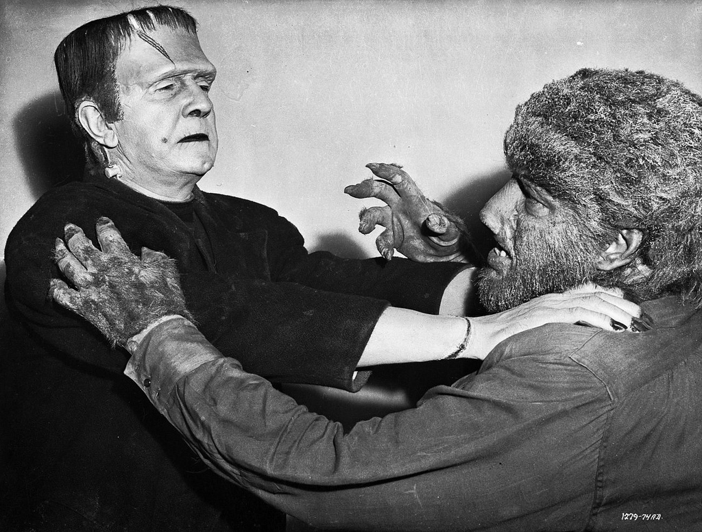 Frankenstein Meets The Wolf Man Backgrounds, Compatible - PC, Mobile, Gadgets| 1024x777 px