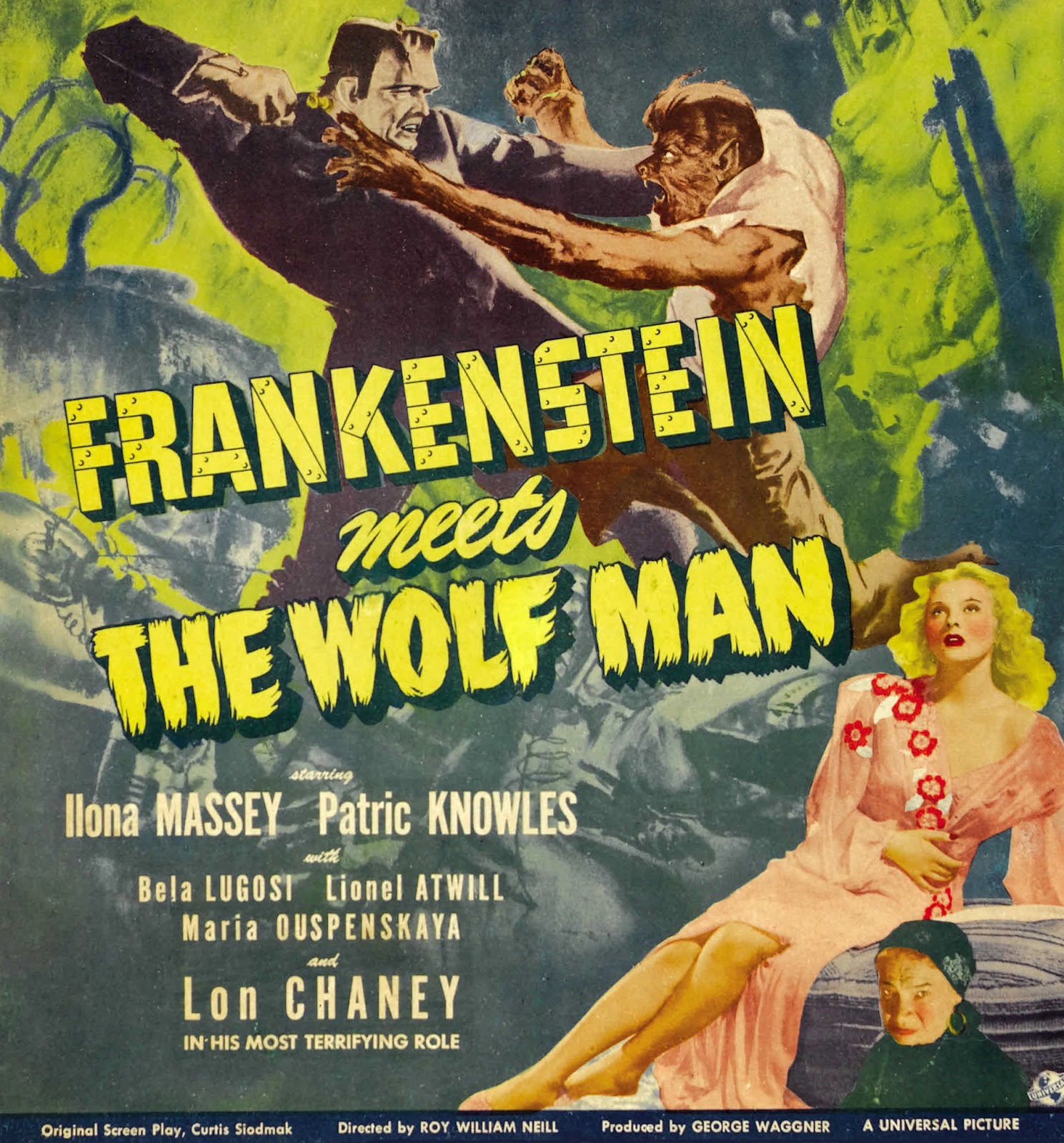 Frankenstein Meets The Wolf Man Backgrounds, Compatible - PC, Mobile, Gadgets| 1489x1600 px