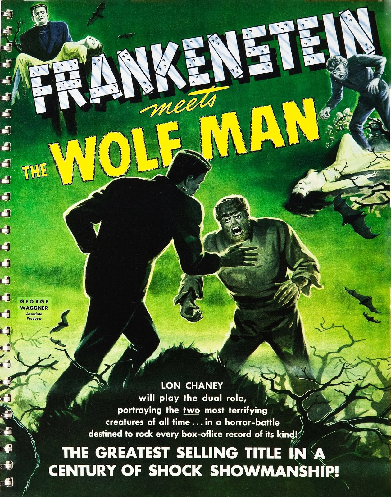 HD Quality Wallpaper | Collection: Movie, 1259x1600 Frankenstein Meets The Wolf Man