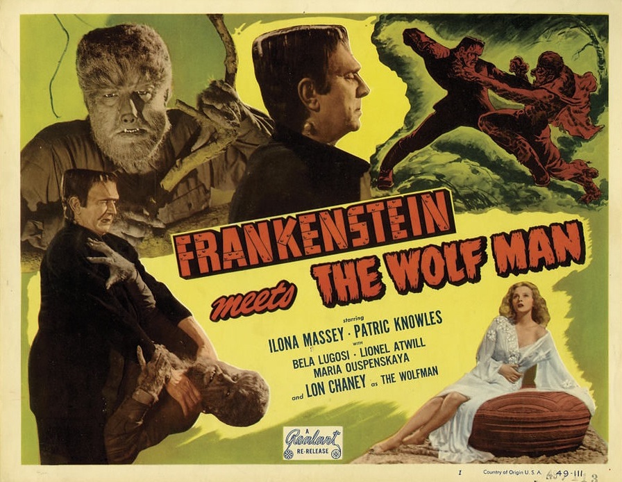 HD Quality Wallpaper | Collection: Movie, 896x694 Frankenstein Meets The Wolf Man