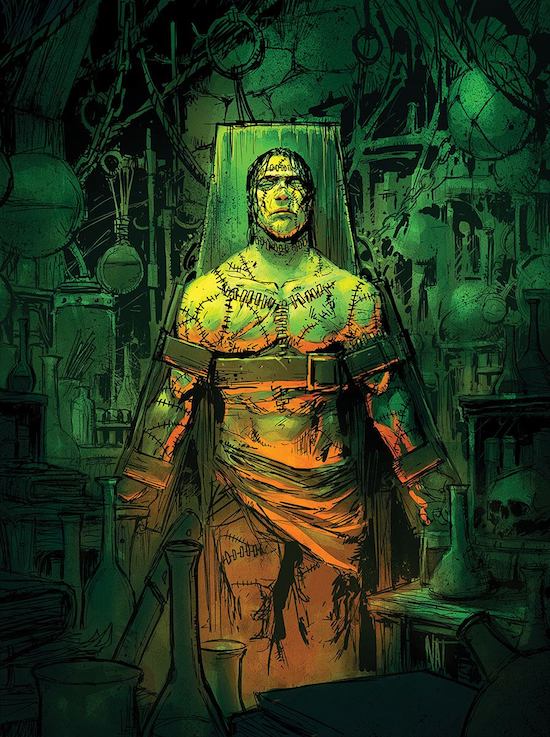 HD Quality Wallpaper | Collection: Comics, 550x737 Frankenstein