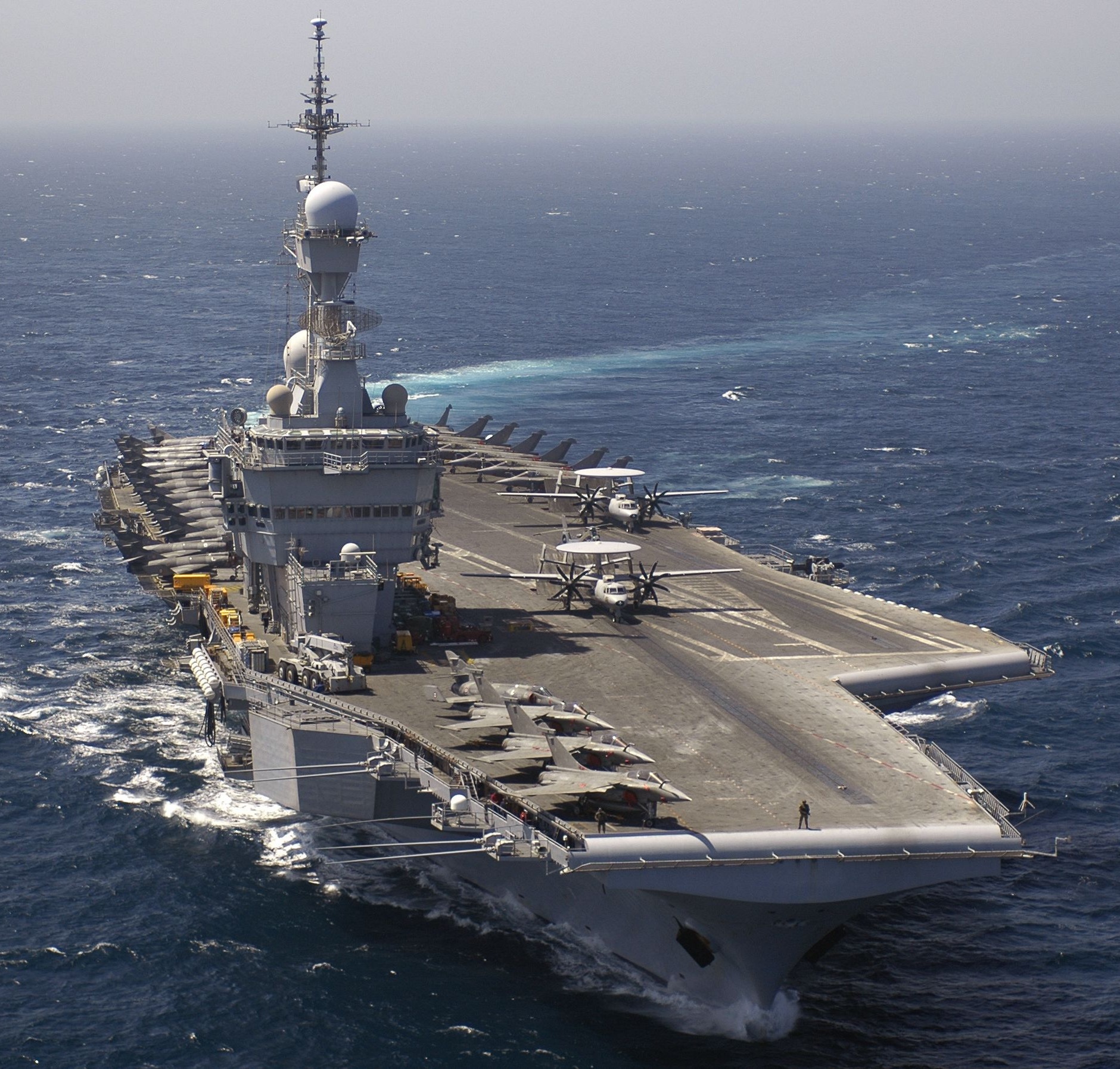 Nice wallpapers French Aircraft Carrier Charles De Gaulle (R91) 1880x1795px