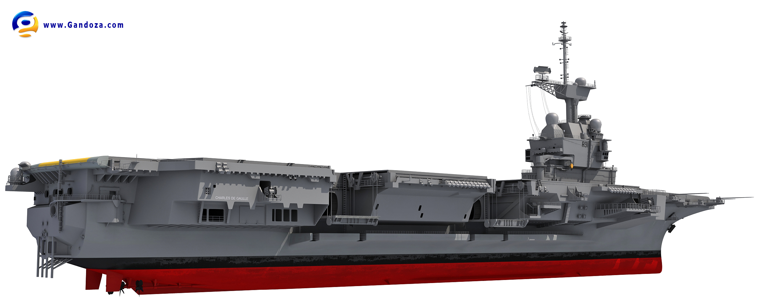 French Aircraft Carrier Charles De Gaulle (R91) #2