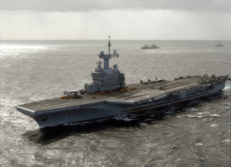 French Aircraft Carrier Charles De Gaulle (R91) Backgrounds, Compatible - PC, Mobile, Gadgets| 790x570 px